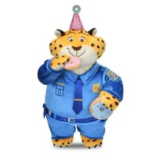  Japan Tokyo Disney Store Clawhauser Plush Toy 10th Anniversary Zootopia