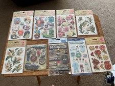 Lot of 9 NEW Crafter Square/Paper House/Jolee  s Stickers for Scrapbook/Crafts