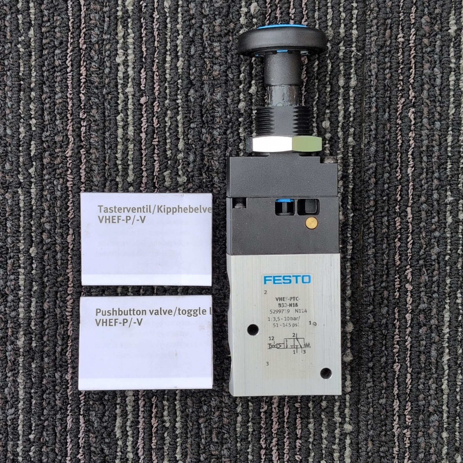 Festo Pushbutton Valve / Toggle Lever Valve(NEW)
