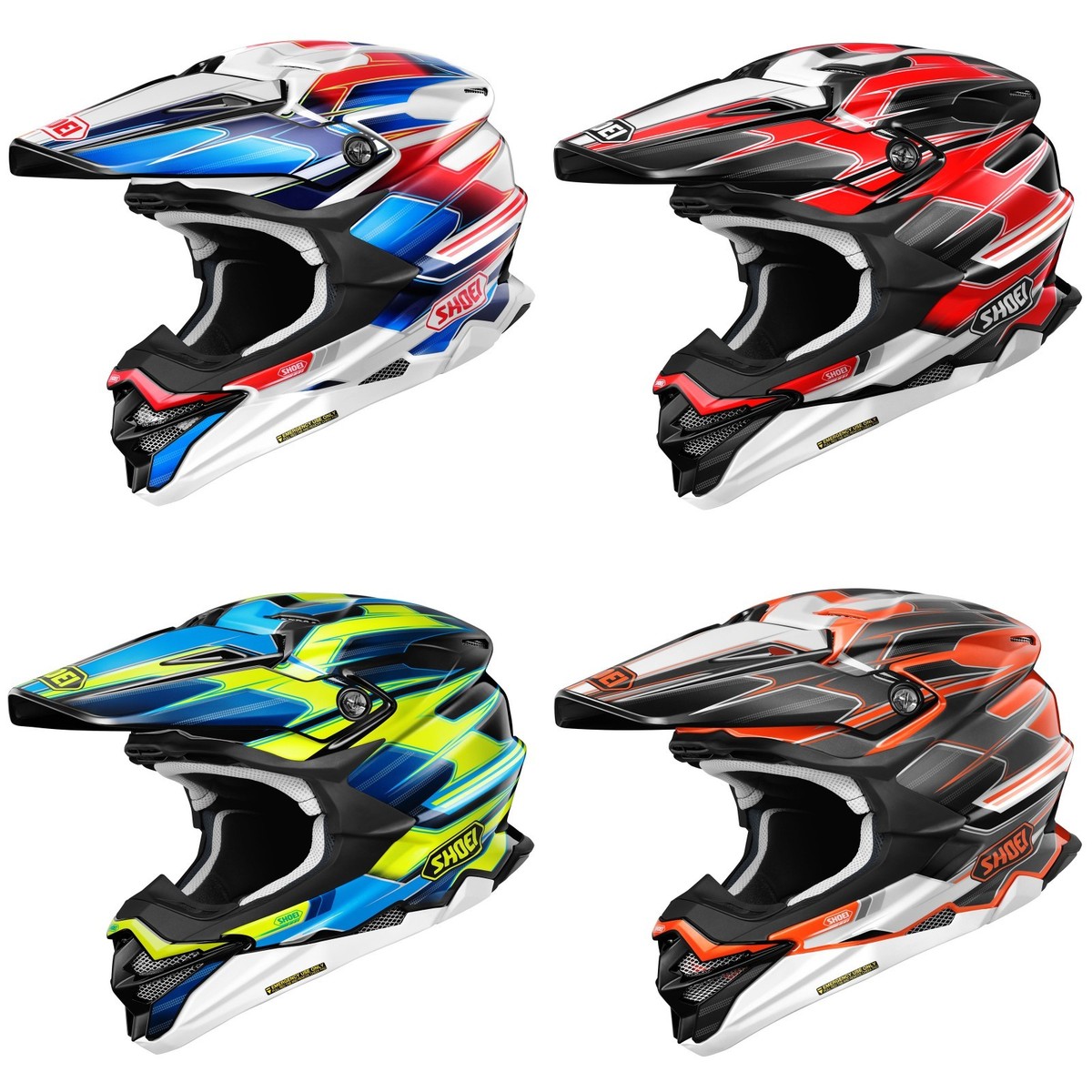 SHOEI VFX-EVO Sparkle Offroad Motocross Helmet FREE 2-DAY Air