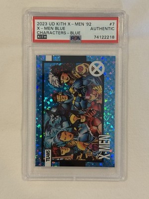 Kith x Marvel X-Men 1/50 Blue Strike Force Limited Edition PSA Card