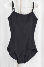 Capezio Womens Camisole Leotard Adjustable Straps Black Size Large