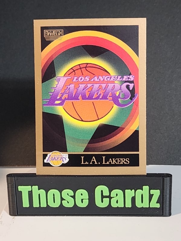1990 Skybox Los Angeles Lakers Checklist #340
