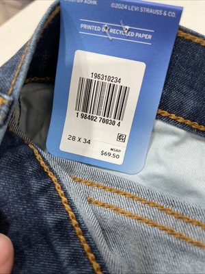 Levi 314 SHAPING STRAIGHT WOMEN'S JEANS Zealous Blue - Dark Wash