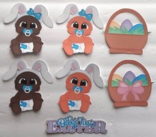 Babys Frist 1st Easter Basekt Boy Girl Scrapbook Card Making Embellishment