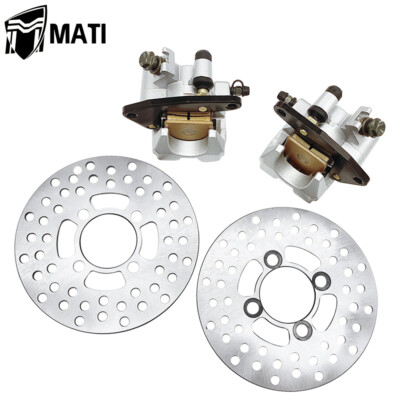 Yamaha Banshee Front Brakes Front Brake Calipers Pair For Yamaha ATVs (Fits Banshee 350, Raptor 660, Grizzly 450 & More) - Includes Pads Banshee 350 Accessories - Foto 7