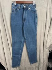 Jordache Straight Leg Jeans Women's 5/6 Blue Cotton Denim 5-Pockets Classic Fit