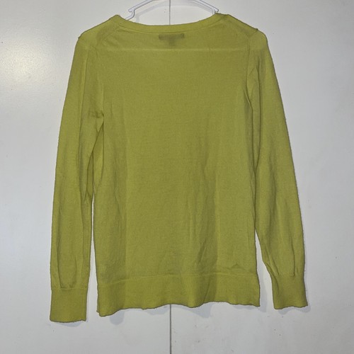 Banana Republic Sweater 100% Merino Wool Women's Size S Small Yellow Long Sleeve - Picture 3 of 5