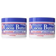 2x Hollywood Beauty Cocoa Butter Skin Creme With Vitamin E - 7.5 oz (213g)