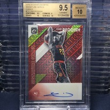 Cam Reddish 2019 Panini Donruss Optic Choice Prizm Signature Auto RC BGS 9.5/10