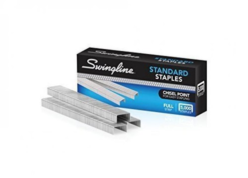 Swingline Standard Staples, 1/4" Leg Length - 210 / Strip, 5 Boxes,... - Picture 9 of 10