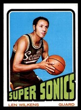 1972 Topps Basketball #81 Len Wilkens EX/MT