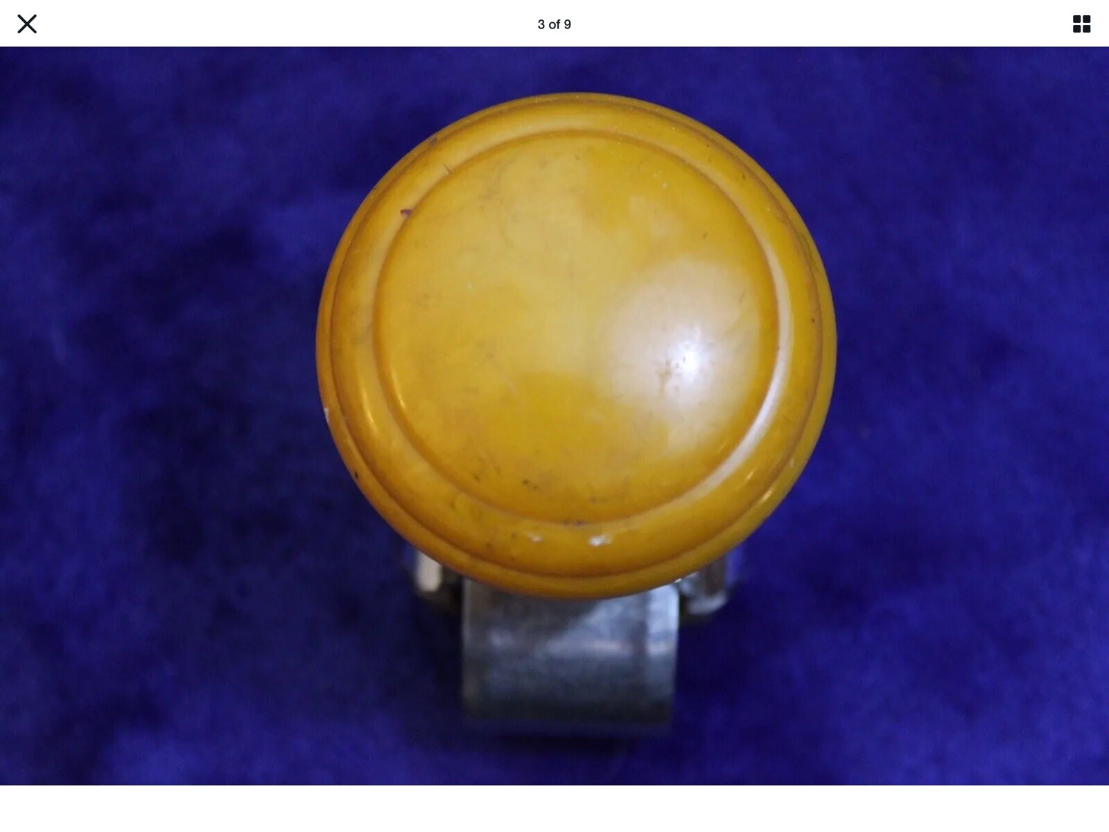 Vintage Fulton Spinner Knob Suicide Steering Wheel Knob Necker Brodie