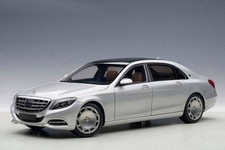 2015 MERCEDES-BENZ MAYBACH S-KLASSE S600 (SWB) SILVER 1:18 by AUTOart 76292 NEW