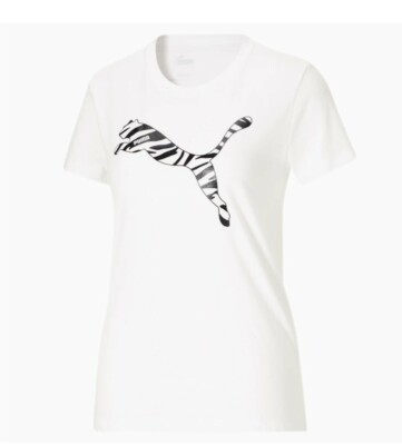 Puma Modern Sports Tee Womens   Crew Neck White size Small NWT