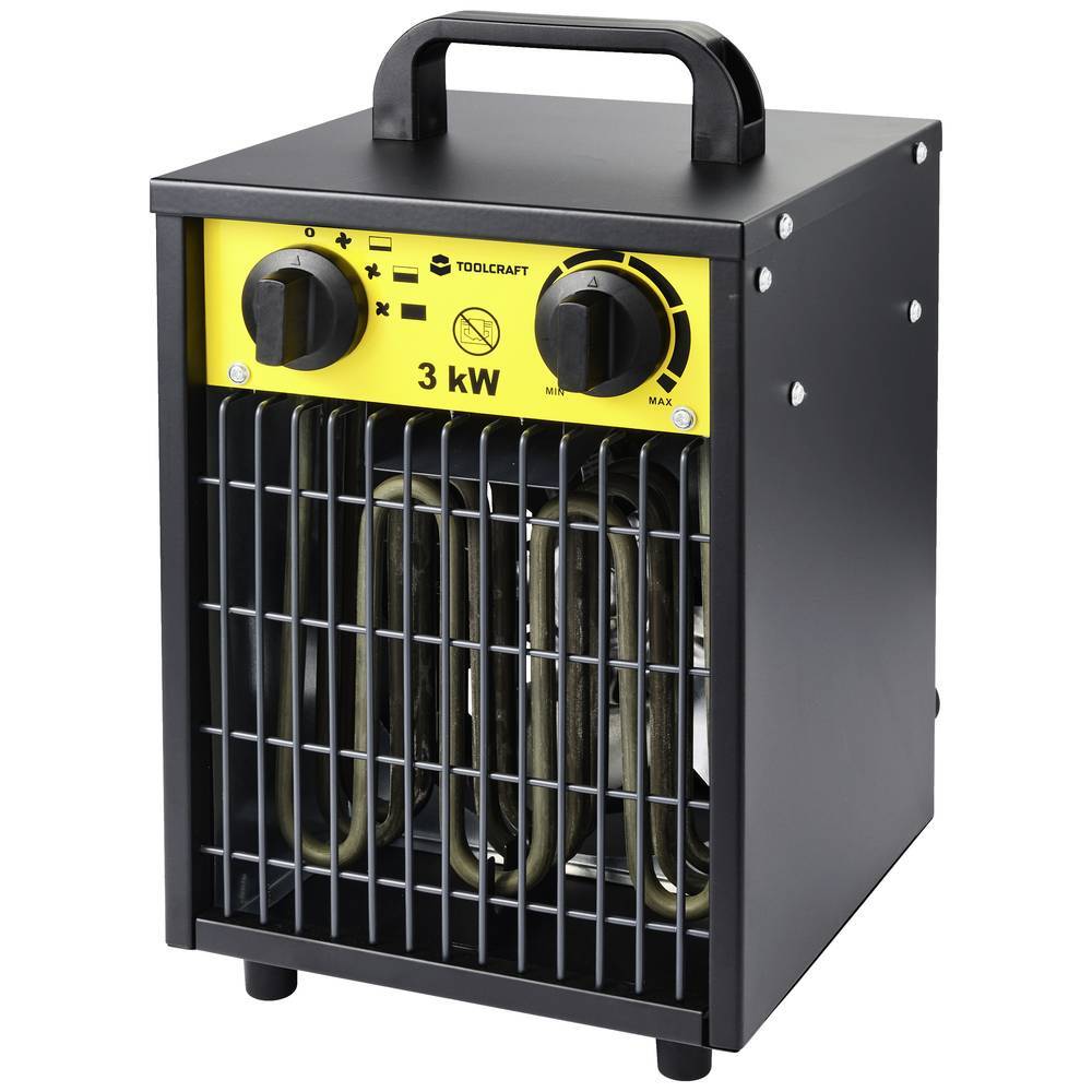 TOOLCRAFT TO-8578335 Bauheizer 3000 Вт Schwarz-Gelb