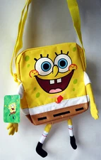 AUTHENTIC 2006 SPONGEBOB SQUAREPANTS CROSSBODY BAG VIACOM INTERNATIONAL NEW !