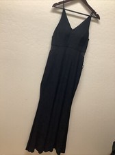 X by Xscape Black Long Strap Dress Size 10