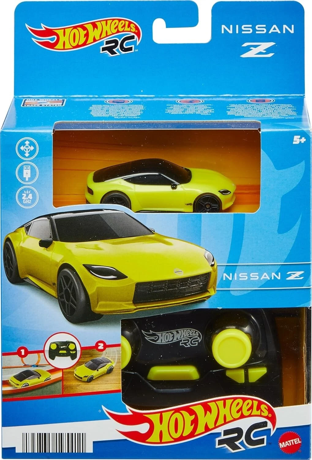Hot Wheels Ozone Rocks Funny Car XL 新品 Hot Wheels 1:64 Scale Nissan Z, Battery-Powered RC Car for On- or