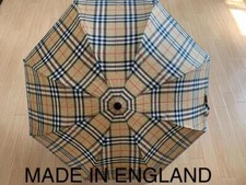 Burberrys London Nova Plaid Folding Umbrella Women Accessory Original LTD Collec