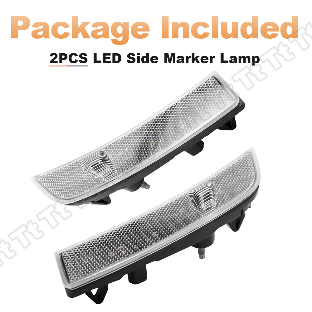 Clear Lens LED Bumper Side Marker Lights for 2022-up Toyota GR86