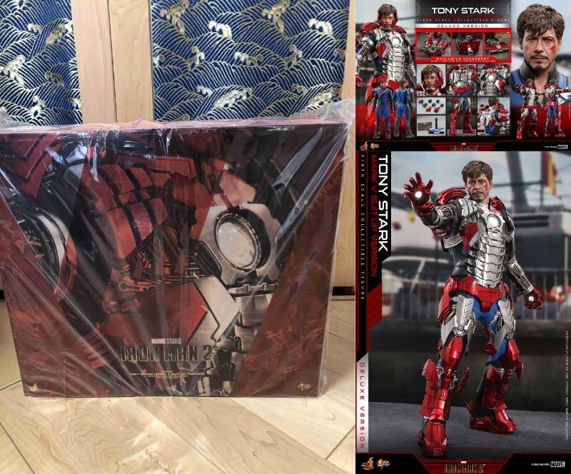 Hot Toys MMS600 Iron Man 2 1/6 Tony Stark Mark V Suit up Ver Hot Toys MMS600 Iron Man 2 1/6 Tony Stark Mark V Suit up Ver