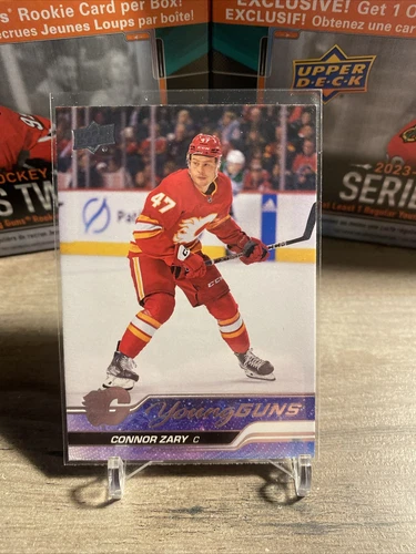 2023-24 UD Upper Deck Series 2 Connor Zary RC Young Guns Calgary Flames #496 - 1