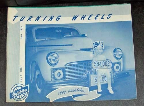 January 1973 Turning Wheels Bulletin Studebaker Drivers Club Coupe Express - Picture 1 of 1