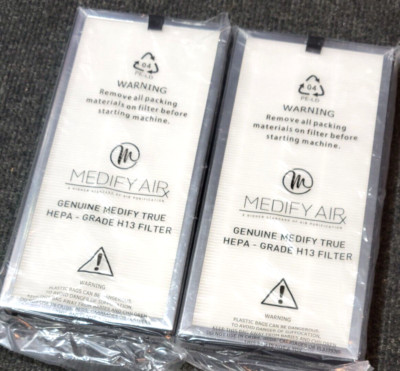 2 Pack - Medify Air Air Purifier Medical Grade Filter True HEPA H13 MA-40