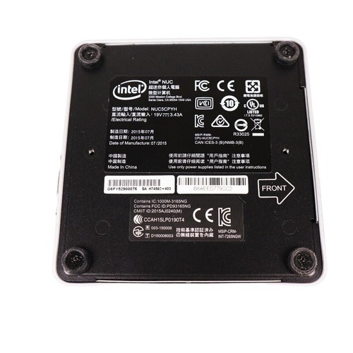 Intel NUC5CPYH 2015 Mini PC Intel - Working with Win 7 Installed - 8GB / 500GB - Picture 4 of 11