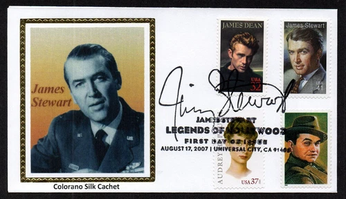USA, SCOTT # 4197, 3446, 3082, 3786, COMBO COLORANO FDC COVER 2007 JAMES STEWART