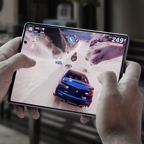 3 Pellicole per Samsung Galaxy Z Fold 2 Idrogel Anti-riflesso Anti-graffio Imak - Zdjęcie 5 z 6