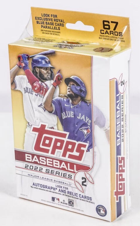 Topps 2022 Baseball Series 2 MLB Trading Cards Hanger Box (67