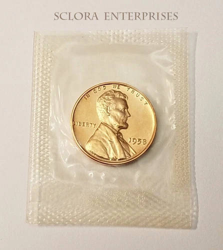 1958 P LINCOLN WHEAT CENT /  PENNY   *PROOF*   **FREE SHIPPING**