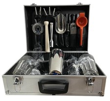 Kit Barman completo Shaker cocktail boston da 900 ml Set Cocktail + OMAGGIO