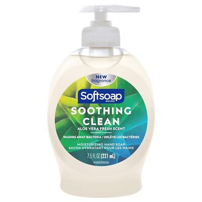 Softsoap Pump Soothing Clean Aloe Vera Fresh Scent  7.5oz