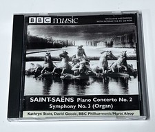 Saint-Saens- Piano Concerto No. 2 Symphony No. 3 by BBC Philharmonic CD VG