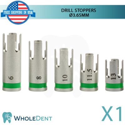 Sur gical Drill Stoppers Ø3.65 External Irrig ation Dental Im plant Instrument