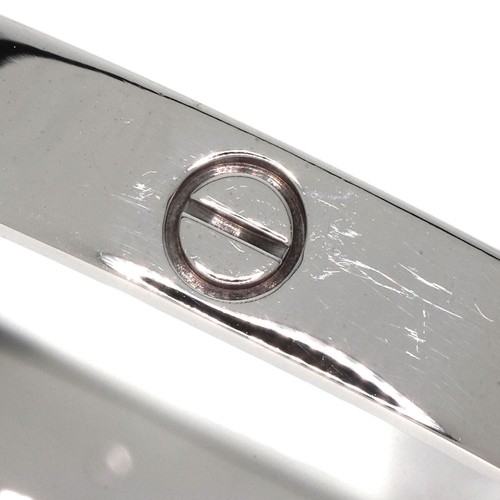 CARTIER Armband LOVE Armbänder mit Treiber # 17 K18 Weißgold - Bild 14 von 21