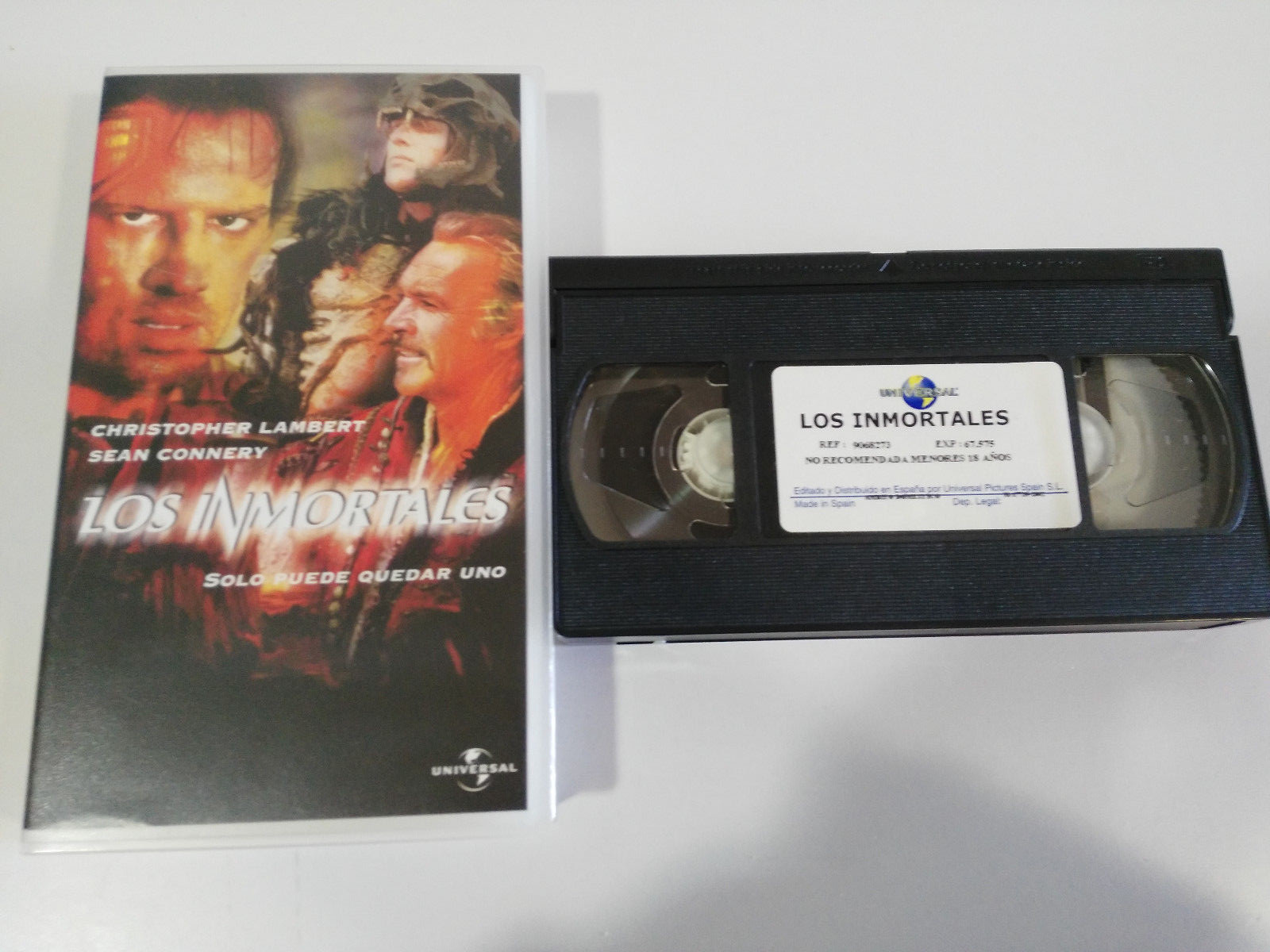 Los Inmortales I Christopher Lambert Sean Connery 2002 - Vhs Cinta Tape Español