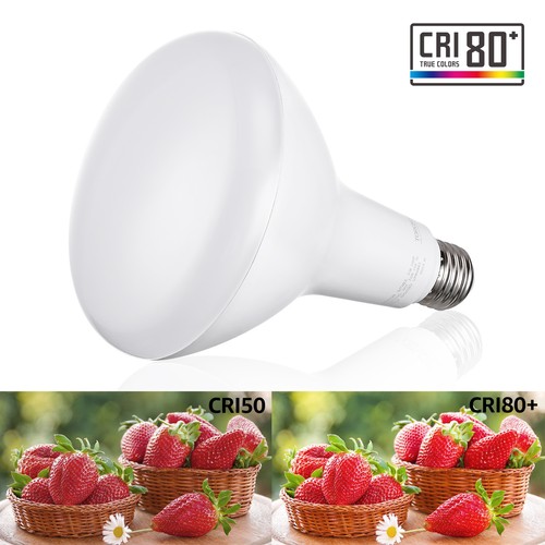17W Dimmable LED BR40 Light Bulb, 100W Equivalent, 1400lm, 3000K/4000K/5000K - Picture 6 of 19
