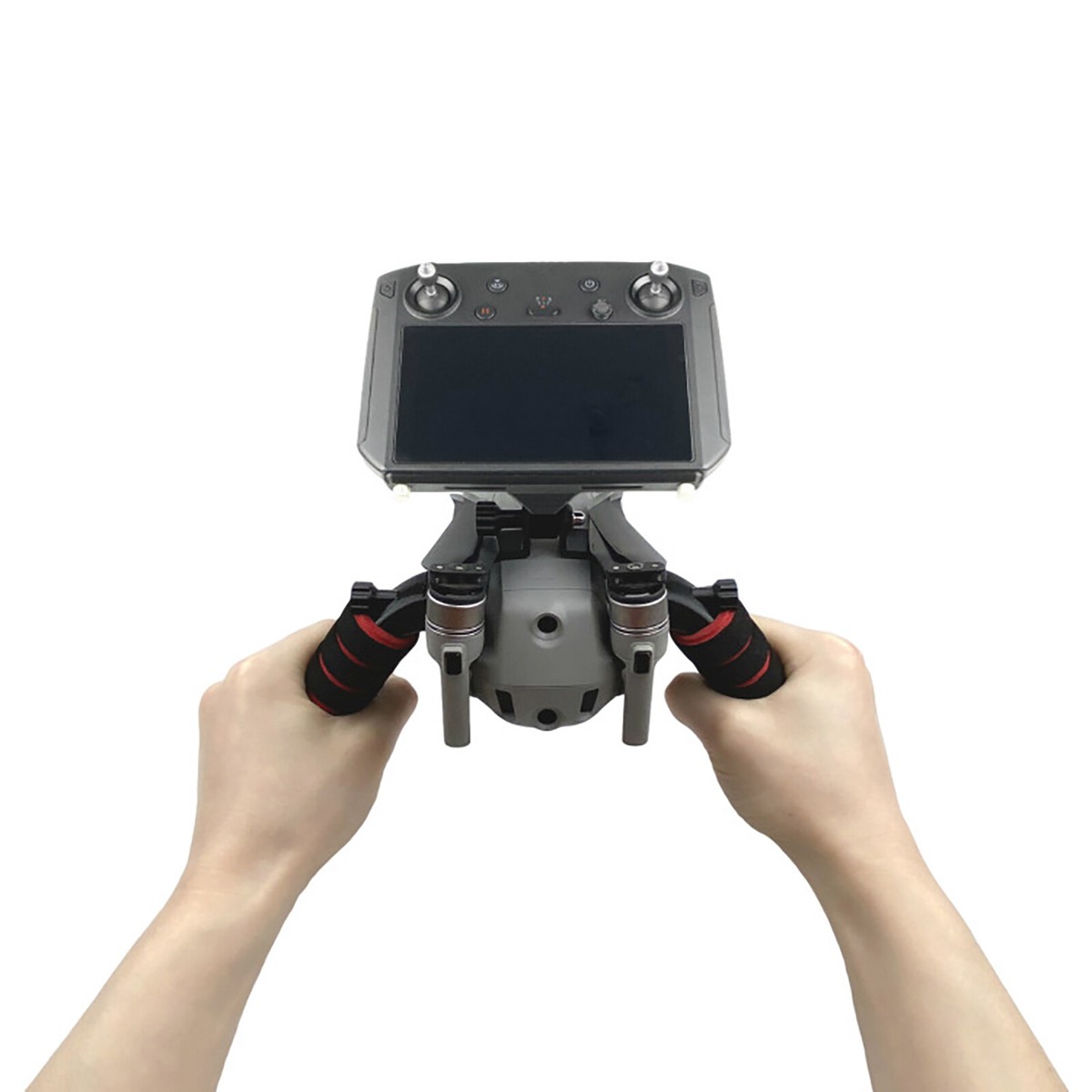 For DJI MAVIC AIR Handheld Gimbal Modification Double Handle Bracket  Stand*