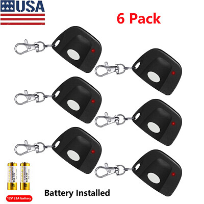 6 Pack 8 Dip 310MHZ for Linear Delta Remote Garage Door Transmitter DTA DTD DTC