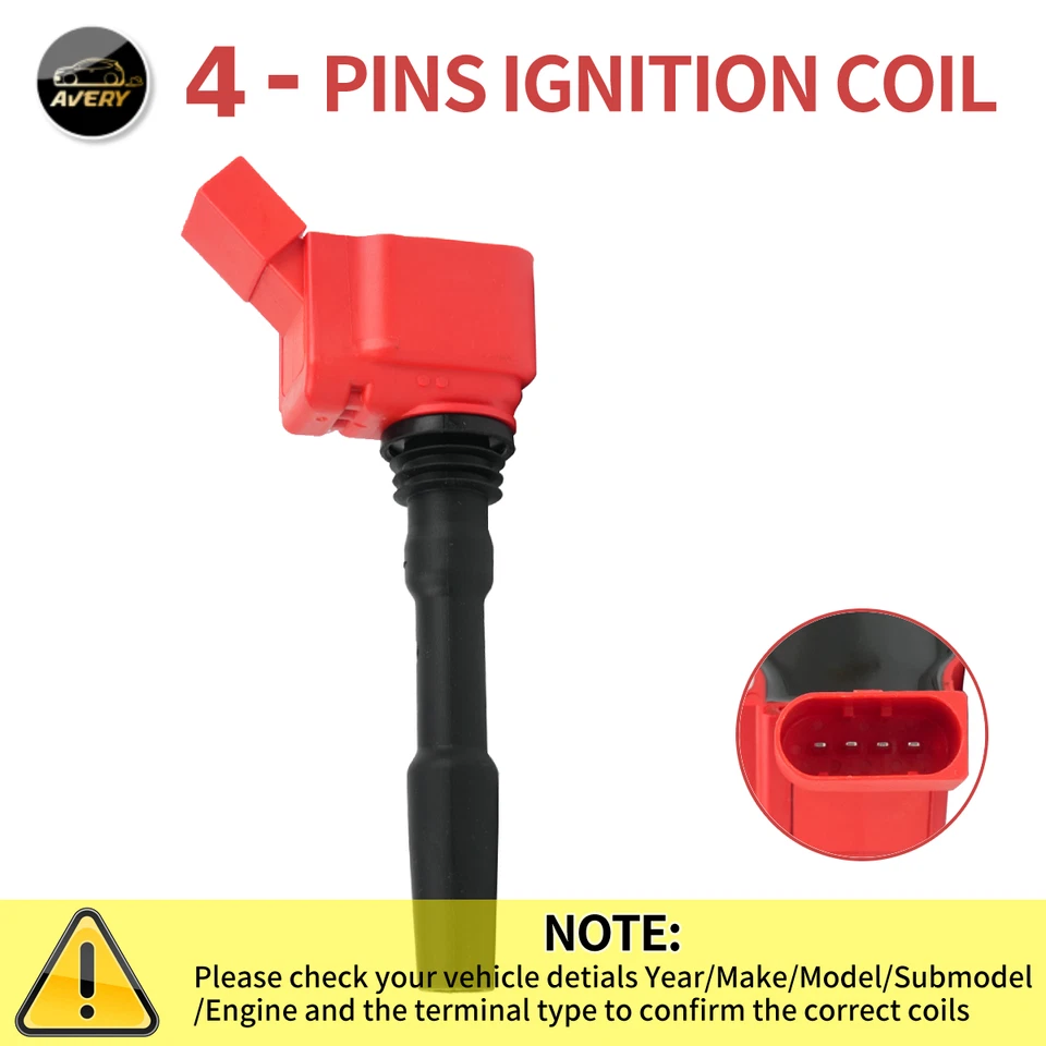 High performance Ignition Coil &Spark Plug for Audi A3 A5 Quattro Volkswagen Eos Foto 4 de 4