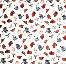Daisy Kingdom Fabric KEEPING BEESY ALLOVER Cotton 44" Wide by the yard