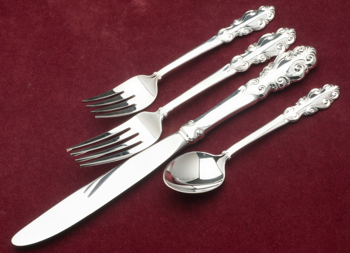 a*e様 Towle Sterling Silver Esplanade For Esplanade by Towle Sterling Silver 4 piece Place Setting, gently