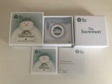 ~Simply Coins~ 2018 SILVER PROOF THE SNOWMAN FIFTY 50 PENCE