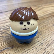 Little Tikes Toddle Tots Chunky People Brown Hair Boy Blue Pants