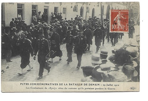 59 FETES COMMEMORATIVES DE LA BATAILLE DE DENAIN 29 JUILLET 1912