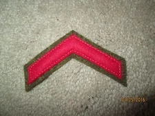 WWI US Army Discharge chevron stripe patch wool